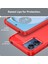 Motorola Moto G14 4g Için Yumuşak Tpu Fırçalanmış Kılıf, Karbon Fiber Dokulu Telefon Kılıfı-Kırmızı (Yurt Dışından) 3