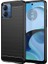 Motorola Moto G14 4g Için Yumuşak Tpu Fırçalanmış Kılıf, Karbon Fiber Dokulu Telefon Kılıfı-Siyah (Yurt Dışından) 1