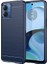 Motorola Moto G14 4g Için Yumuşak Tpu Fırçalanmış Kılıf, Karbon Fiber Dokulu Telefon Kılıfı-Mavi (Yurt Dışından) 1