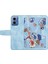 Motorola Moto G45 5G/G34 5g Kılıf Standı Fonksiyonu Çiçek Desenli Pu Deri Telefon Kılıfı-Bebek Mavisi (Yurt Dışından) 5