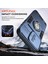 Motorola Moto G05 4g Kılıf Sürgülü Camshield Kickstand Pc+Tpu Telefon Kılıfı-Mavi (Yurt Dışından) 5