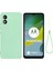 Motorola Moto E13 4g Anti-Toz Telefon Kılıfı Sıvı Silikon Yumuşak Astar Telefon Kılıfı Kılıfı Kayışlı-Yeşil (Yurt Dışından) 1