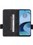 Motorola Moto G14 4g Stand Telefon Kılıfı Çizilmez Pu Deri Donanım Dekor Cüzdan Koruyucu Kılıf-Siyah (Yurt Dışından) 2