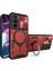 Motorola Edge 30 Pro (Motorola EDGE+(2022)) Kayar Kamera Kapak Halkası Destek Pc+Tpu Telefon Kılıfı-Kırmızı (Yurt Dışından) 1