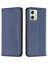 Bınfen Color BF18 Motorola Moto G54 5g Deri Kapak Kart Tutucu Stand Telefon Kılıfı-Mavi (Yurt Dışından) 1