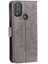 Mandala Çiçek Baskılı Pu Deri Stand Cüzdan Telefon Kılıfı Koruyucu Kılıf Motorola Moto G Power (2022)-GRI (Yurt Dışından) 3