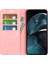 Motorola Moto G14 4g Pu Deri Telefon Kılıfı Cilt Dokunma Hissi Cüzdan Standı Telefon Kılıfı-Pembe (Yurt Dışından) 2