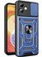 Motorola Moto G14 4g Kapak Sürgülü Lens Kapağı Pc+Tpu Koruyucu Telefon Kılıfı-Mavi (Yurt Dışından) 1