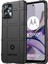 Motorola Moto G13 4G/G23 4g Darbeye Dayanıklı Yumuşak Tpu Telefon Kılıfı Sağlam Kare Izgara Doku Telefon Koruyucu-Siyah (Yurt Dışından) 1