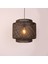 Mylamp Siyah Sitrus 40X37 Cm. Doğal Bambu Avize 4