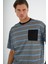 Alexandergardı Cep Detaylı Çizgili T-Shirt 1