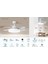Fan Light - Tavan Vantilatörü ve Lambası 36+30W 2