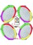 Pixel Ledli Oval Hoparlör Kapak Gümüş 4 Adet 1