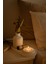 Seramik Vazo, Tealight Mumluk ve Dekoratif Tepsi Seti - Beyaz Minimal Tasarım 2