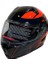 Jk Kask Çene Açılır Siyah Kırmızı M 3