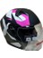 Jk Kask Yarım Vizörlü Mat Siyah Pembe M 3