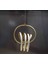 Gold Modern Şık LED Avize 2