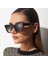 AM0299S 001 Cat Eye Füme Siyah Kadın Güneş Gözlüğü 1