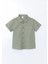 Lcw Kids Yeşil Basic Cepli Erkek Çocuk Poplin Gömlek 3
