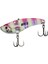 Mirror Vib 5,5cm 15GR Vibrasyon Yem Renk : Pink Glow Zebra 1