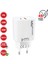 45W Turbo Type-C ve USB Çift Girişli Şarj Adaptörü Qc 4.0 MT-A1755 1