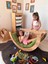 Pikler Halkası Mdf Deer Sandalye Kaydırak Minder Takım 4