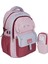 Yeni Sezon, Kalemlikli, Pembe-Kırmızı Ithal Premium Okul Sırt Çantası (1515) 1