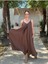 Yazlık Keten Askılı Oversize Elbise 4
