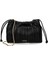 Drawstring Plisse Kadın Siyah Omuz Çantası LV04F3076G-UB1 1