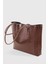 Taba Kadın Retro Shopper El Ve Omuz Çanta 264 4