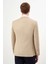Erkek Bej Poliviskon Slim Fit Mono Yaka Klasik Ceket 5