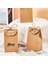 El Geçme Kraft Çanta, Hediye, Alışveriş, Butik, Parti ve Paketleme Çantası, 9X13 Cm, 25 Adet 4