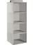 Home Textile 4 Katlı Gri Balıksırtı Dolap Içi Düzenleyici 30 x 30 x 80 cm 1