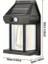 HB-700 Model 4'lü Paket Dekoratif Güneş Enerjili Bahçe LED Ampül Hareket Sensörlü Bahçe LED Su Geçirmez 3 Mod'lu Solar Duvar LED 3