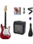 ST-20HHSSB-RD Elektro Gitar-Metalik Kırmızı Set(Anfi-Softcase-Askı-Tel-Kablo-Pena) 1