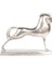 Metal Dekor At Figürlü Gümüş 40X10X34 Cm. 2