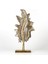Dekoratif Metal Kaideli Yaprak Gold Eskitme 23X48X9,5 Cm. 2