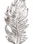 Metal Dekor Yaprak Gümüş 16X10X44 Cm. 2