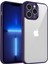 iPhone 13 Pro Max Mat Cilt Dokunmatik Şeffaf Pc + Tpu Darbeye Dayanıklı Telefon Arka Kılıfı (Yurt Dışından) 1