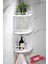 Haus Yapışkanlı Ömür Boyu Paslanmaz Kristal Ayarlanabilir Raf Banyo Düzenleyici Şampuanlık Lk-03 Bbbk 1