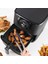 Siyah Isıya Dayanıklı Yıkanılabilir Silikon Fırın ve Airfryer Yuvarlak Model Pişirme Matı 23 cm 4