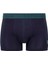 Lisanslı %95 Pamuklu Erkek Fit Boxer 3'lü Kutulu Paket / Baskılı - Yeşil - Lacivert 2