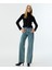 Çift Kemerli Jean Pantolon TW6250018003038 2