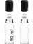 10 ml Çelik Roll On Şişesi 10 cc Sızdırmaz Siyah Kapaklı Cam Şişe 2 Adet (Şeffaf, 10) 1