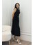 Yakalı Uzun Biritli Elbise 50325 2