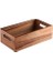 Akasya Ağacından Ahşap Ekmeklik, Akasya Ekmek Sunum Sepeti, Ekmek Sunum Kutusu 25X14X8 cm 2