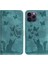 iPhone 15 Pro Deri Cüzdan Telefon Kılıfı (Yurt Dışından) 1