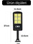 HB-400 Model Solar Güneş Enerjili LED Bahçe Aydınlatması 120 Ledli 3 Modlu Hareket Sensörlü Su Geçirmez Lambası (2400MAH.) 5