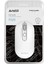 FG20 Nano Alıcı Kablosuz Optik 2000DPI Enerji Korumalı Kompakt Mouse - Beyaz 2