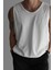 Erkek Beyaz Regular %100 Pamuk Atlet T-Shirt 2